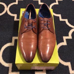 Ted Baker Men’s chestnut brown dress shoes